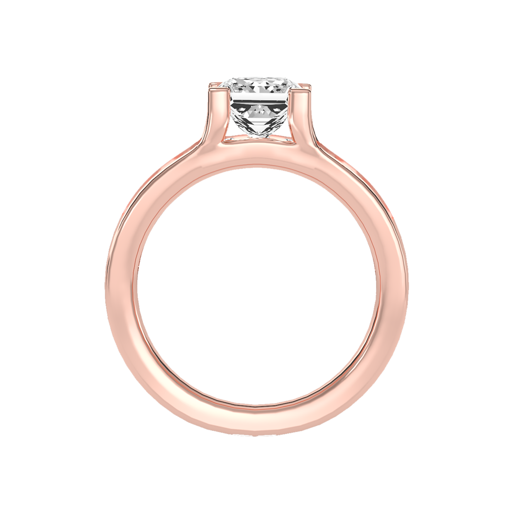 Scintillate Solitaire Ring In 925 Sterling Silver - Three