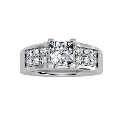 Scintillate Solitaire Ring In 925 Sterling Silver - Six