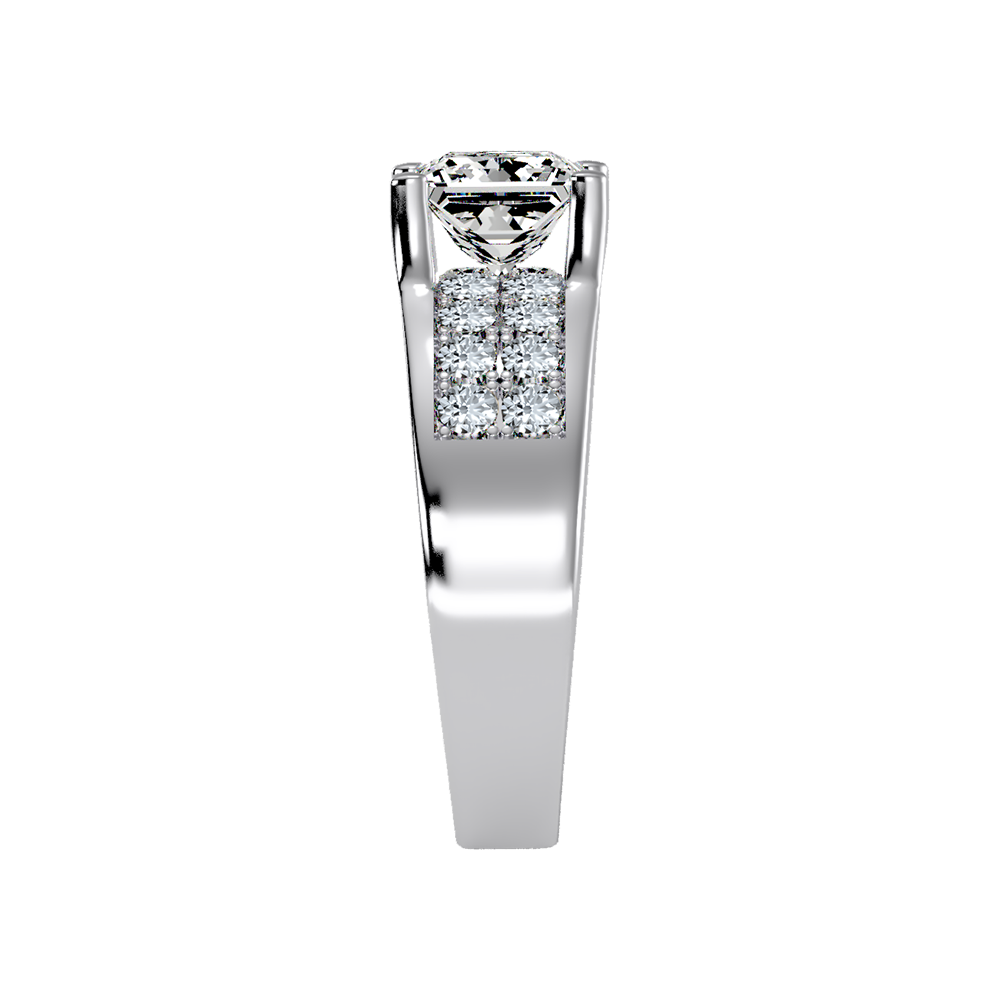 Scintillate Solitaire Ring In 925 Sterling Silver - Seven