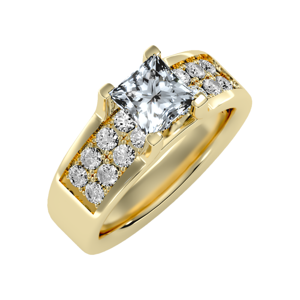 Scintillate Solitaire Ring - Nine