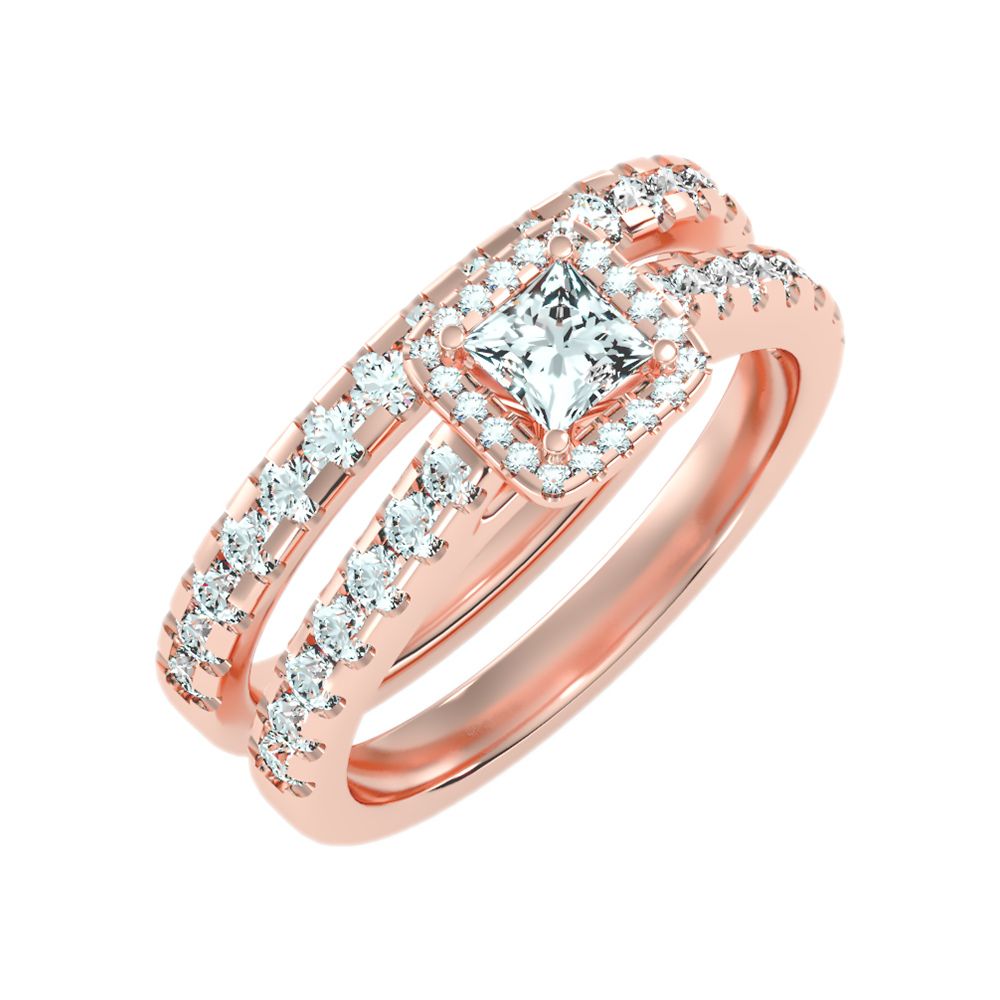 Scintilla Bridal Ring Set - Five