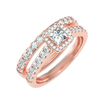 Scintilla Bridal Ring Set - Five