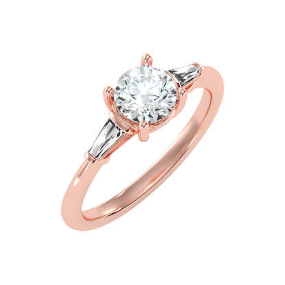 Sensational Solitaire Ring In 925 Sterling Silver - Five