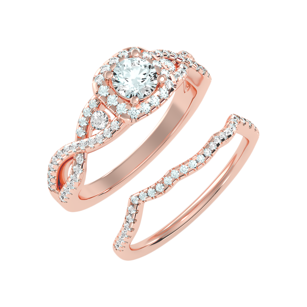 Seqqen Bridal Ring Set - Seven