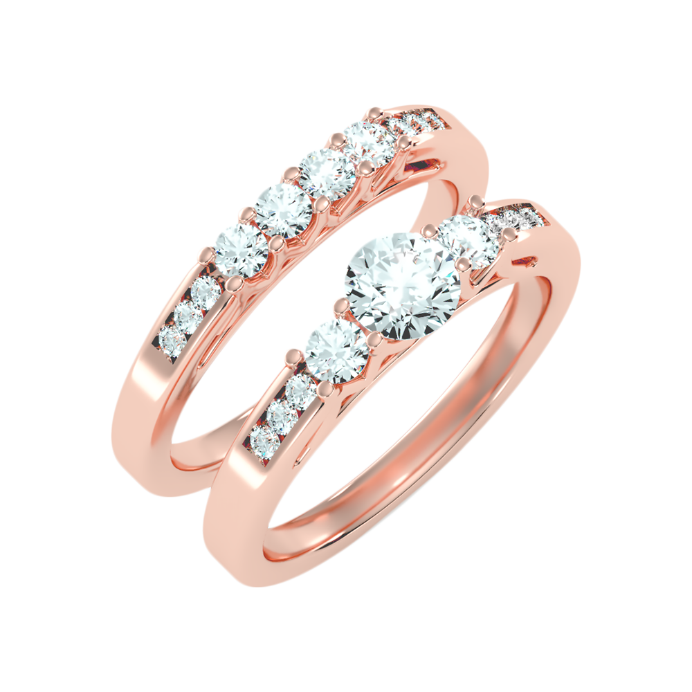 Sequoia Bridal Ring Set - One