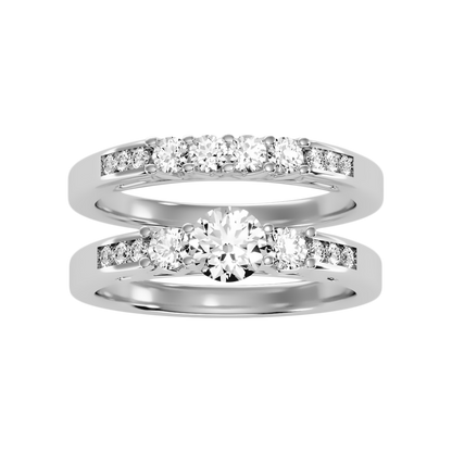 Sequoia Bridal Ring Set - Five