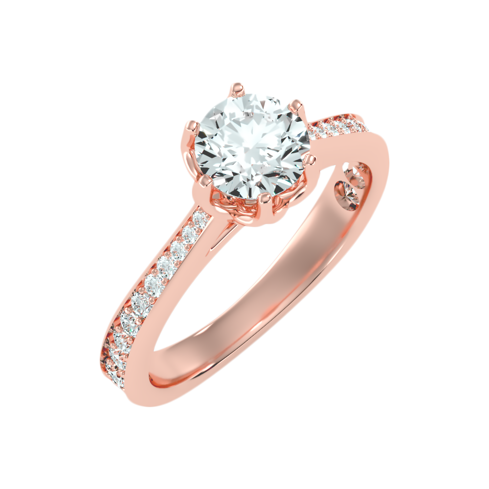 Seraglio Solitaire Ring - Five