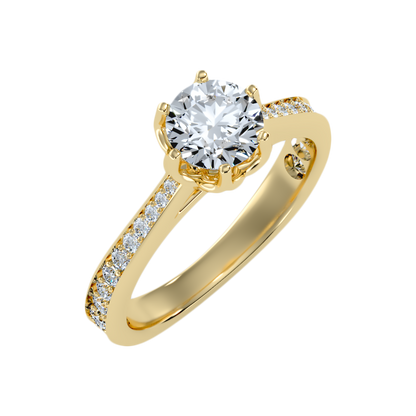 Seraglio Solitaire Ring - Nine