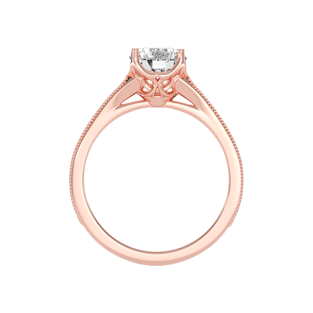 Serendipity Solitaire Ring In 925 Sterling Silver - Six