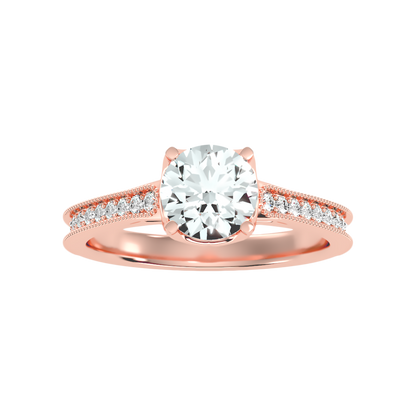 Serendipity Solitaire Ring In 925 Sterling Silver - Seven