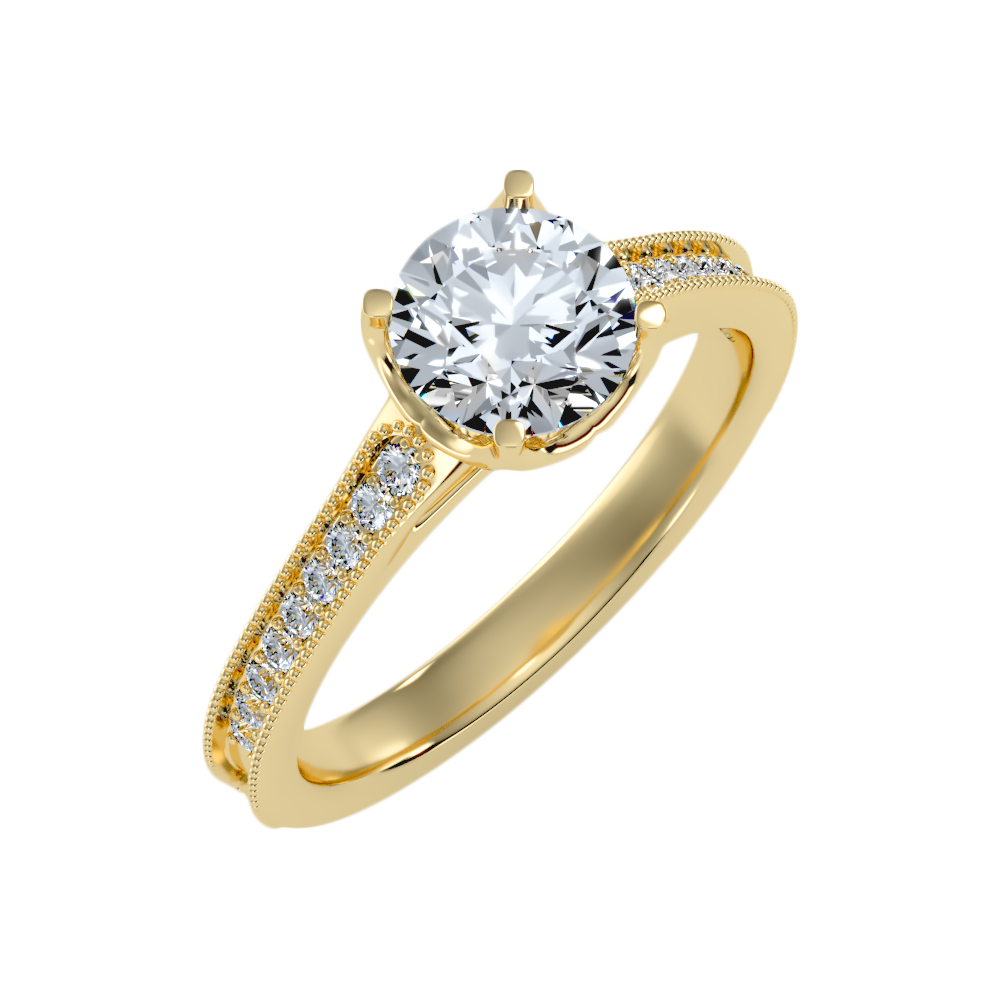 Serendipity Solitaire Ring - Nine