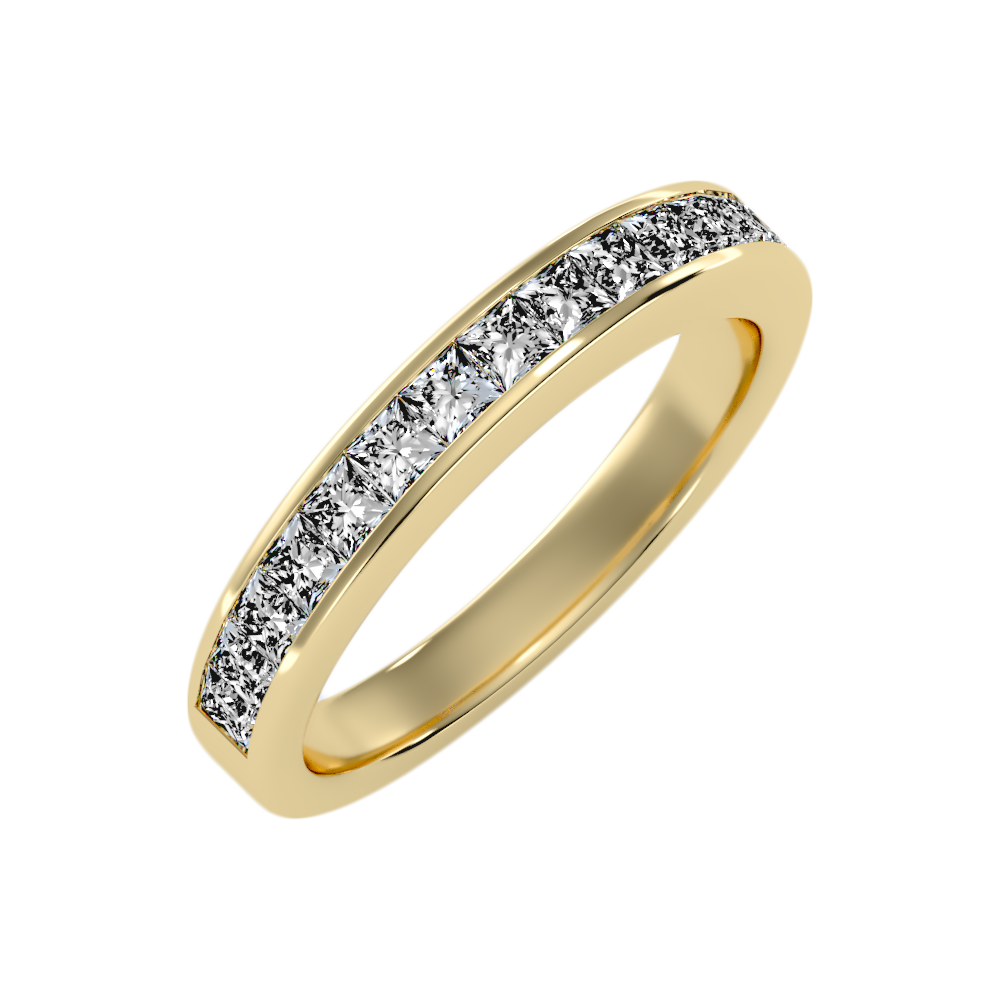Serene Half Eternity Band - One