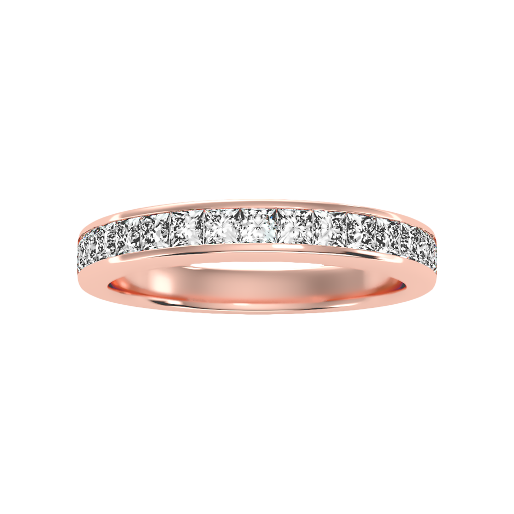Serene Half Eternity Band - Ten
