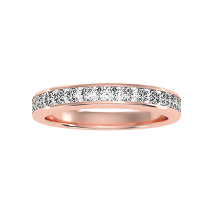 Serene Half Eternity Band - Ten