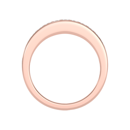Serene Half Eternity Band In 925 Sterling Silver - Twelve