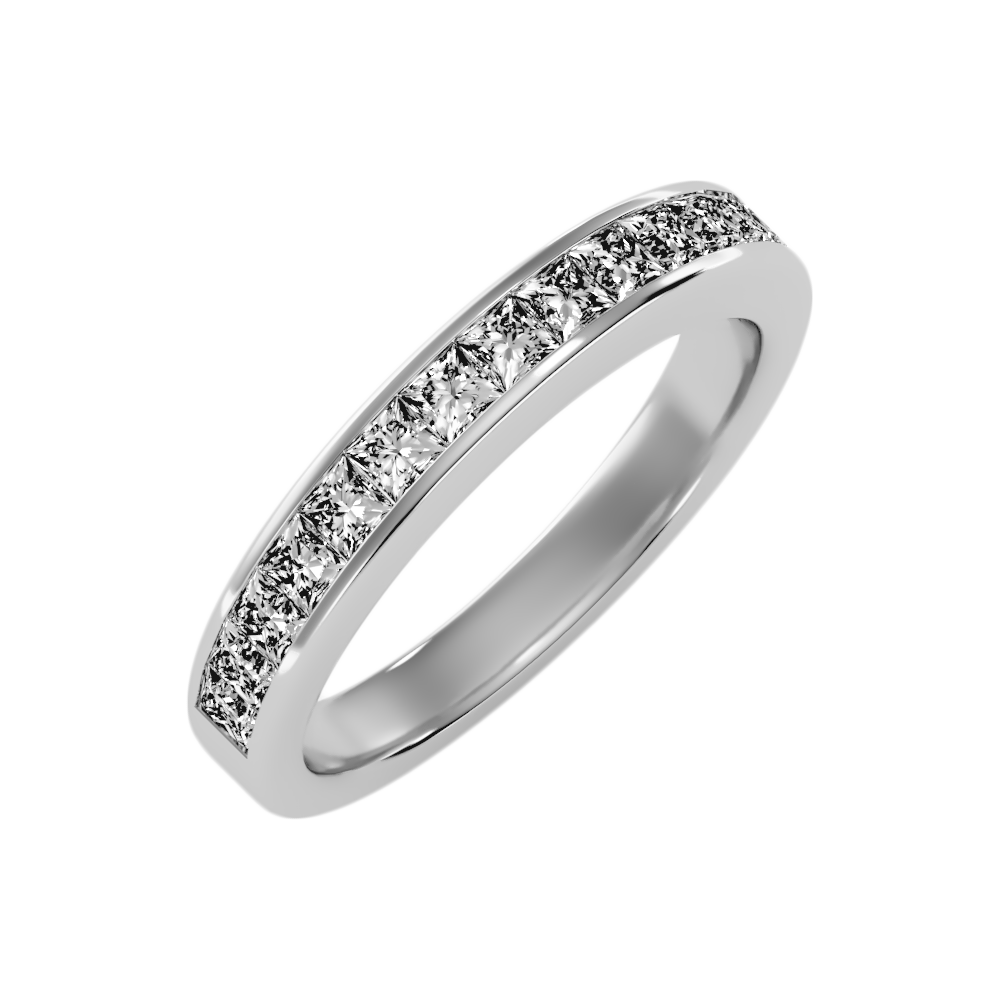 Serene Half Eternity Band - Five