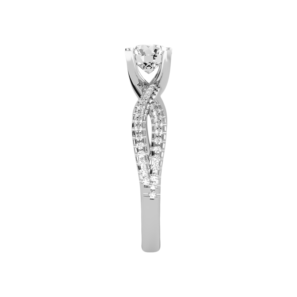 Seren Solitaire Ring In 925 Sterling Silver - Seven
