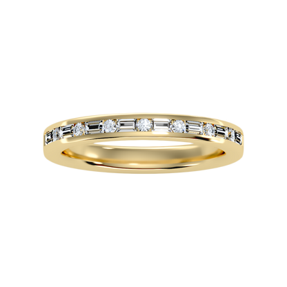 Shane Half Eternity Band In 925 Sterling Silver - Ten