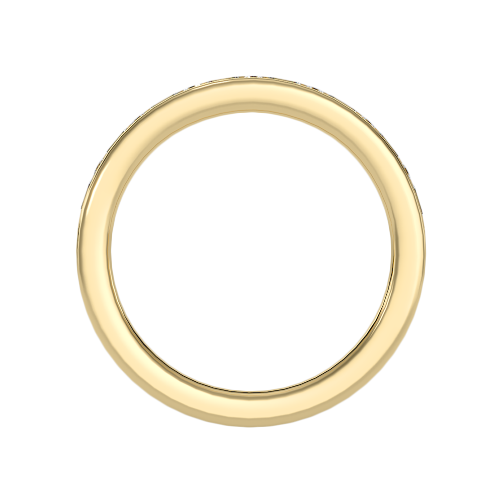 Shane Half Eternity Band In 925 Sterling Silver - Twelve