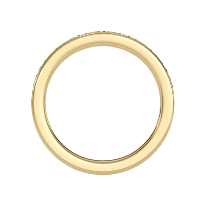 Shane Half Eternity Band In 925 Sterling Silver - Twelve
