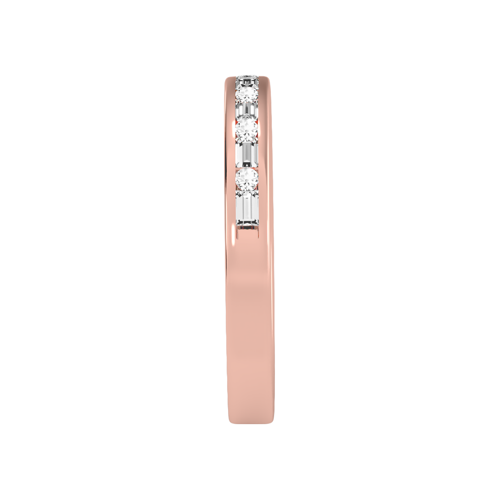 Shane Half Eternity Band In 925 Sterling Silver - Seven
