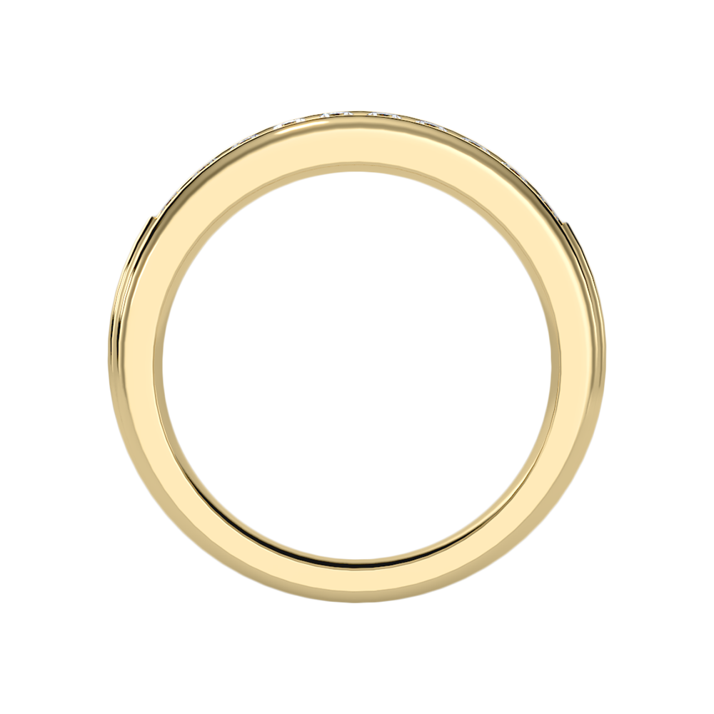 Shase Half Eternity Band In 925 Sterling Silver - Twelve