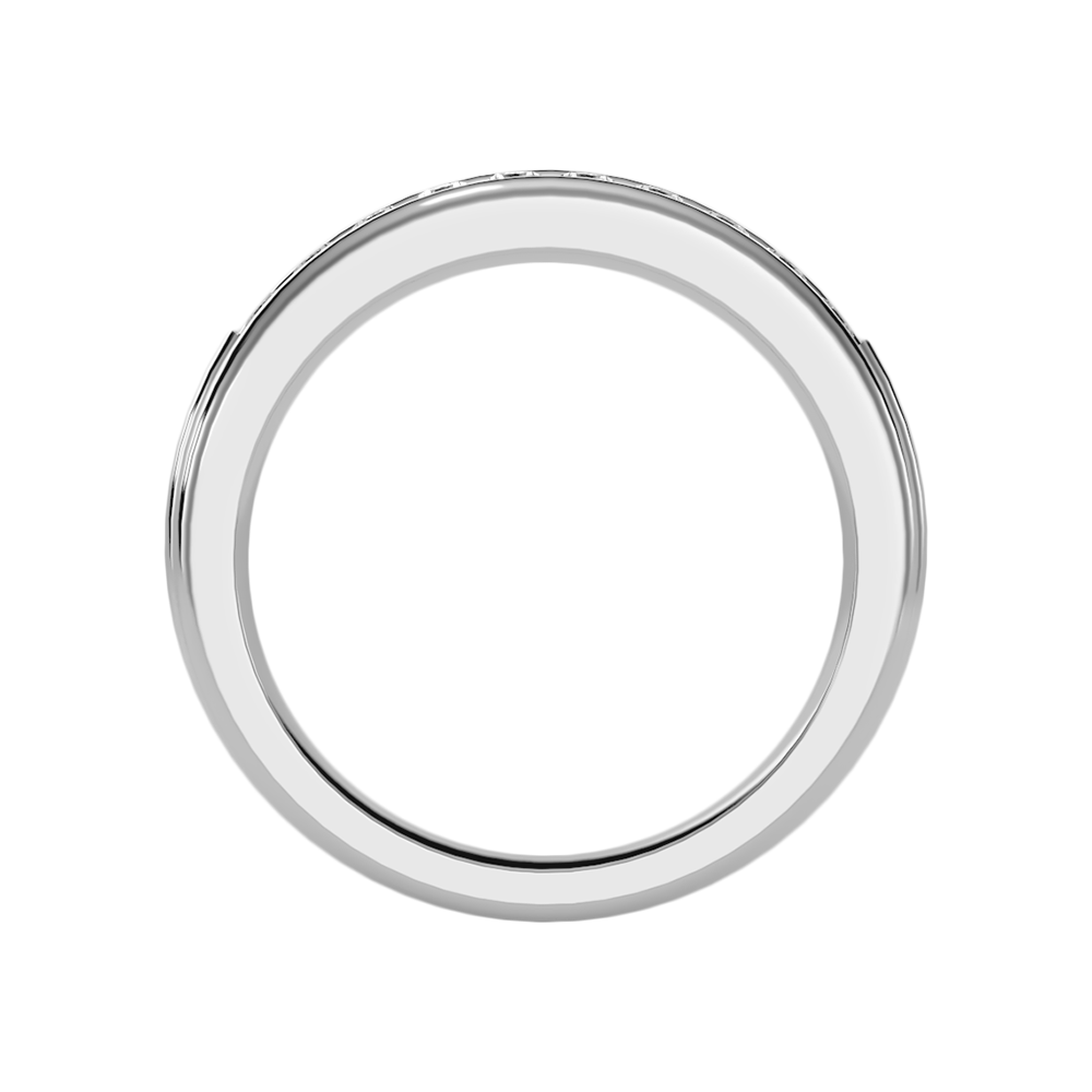 Shase Half Eternity Band In 925 Sterling Silver - Four