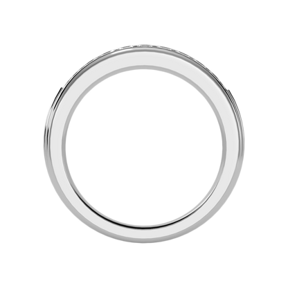 Shase Half Eternity Band In 925 Sterling Silver - Four