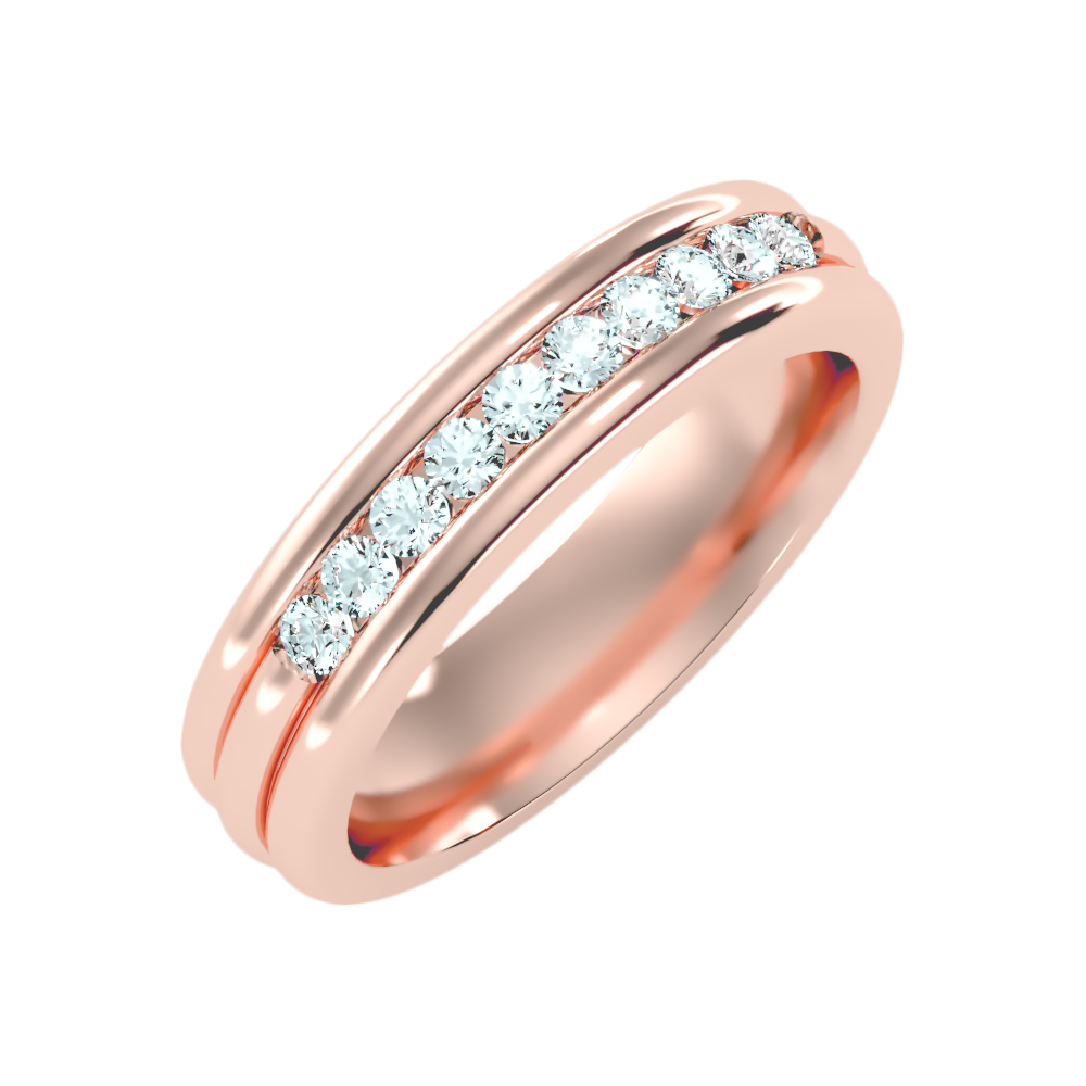 Shase Half Eternity Band - Five