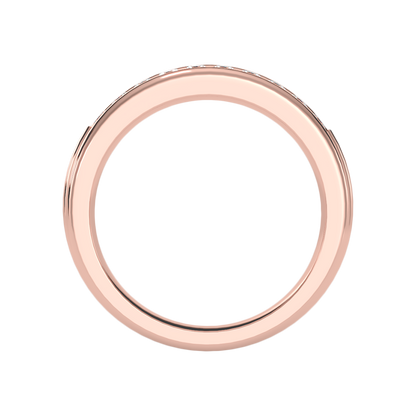 Shase Half Eternity Band In 925 Sterling Silver - Eight