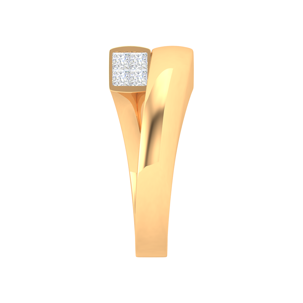 Sheen Loop Deconstructed Ring In 925 Sterling Silver - Eleven