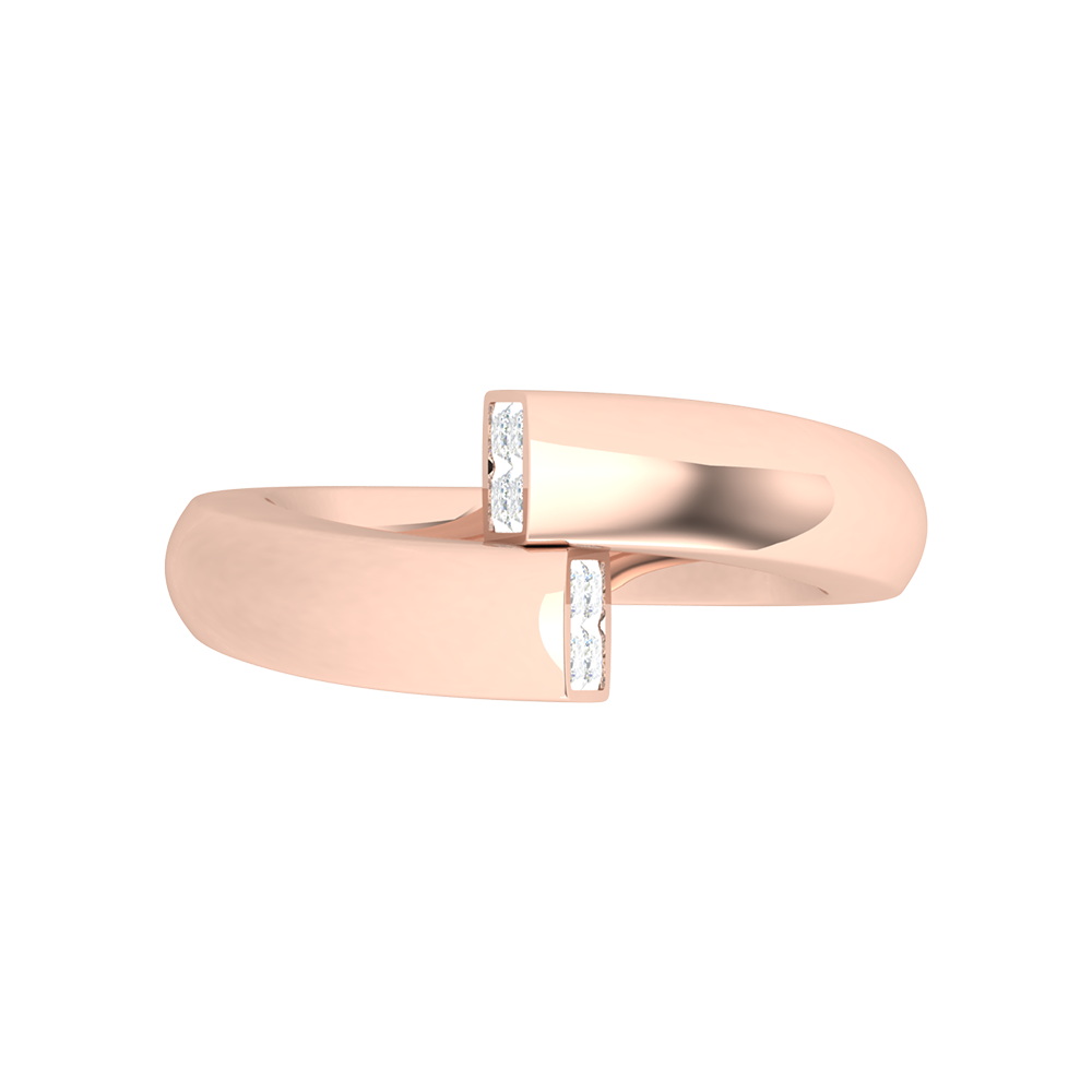 Sheen Loop Deconstructed Ring In 925 Sterling Silver - Two