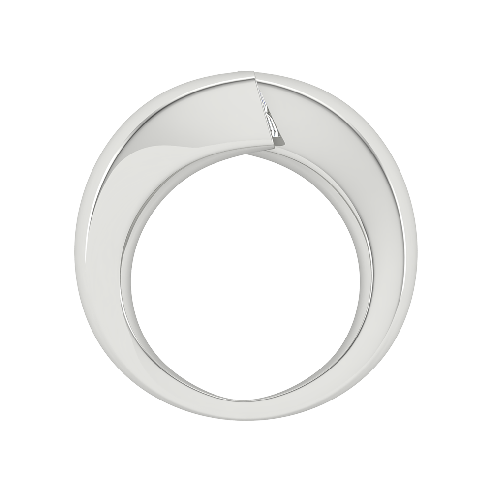 Sheen Loop Deconstructed Ring In 925 Sterling Silver - Eight