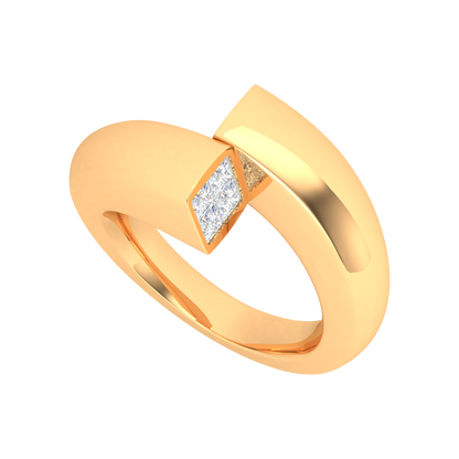 Sheen Loop Deconstructed Ring In 925 Sterling Silver - Nine