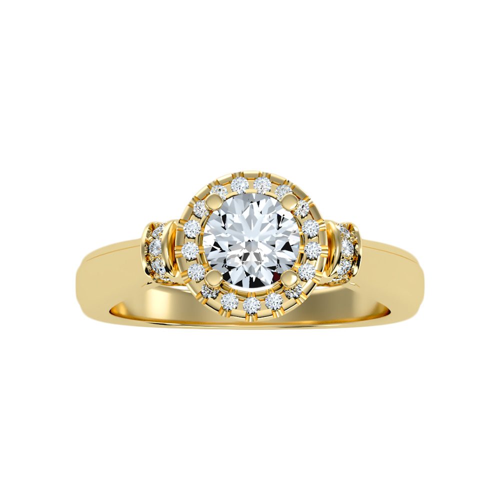 Shelly Halo Ring - Three