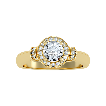 Shelly Halo Ring - Three