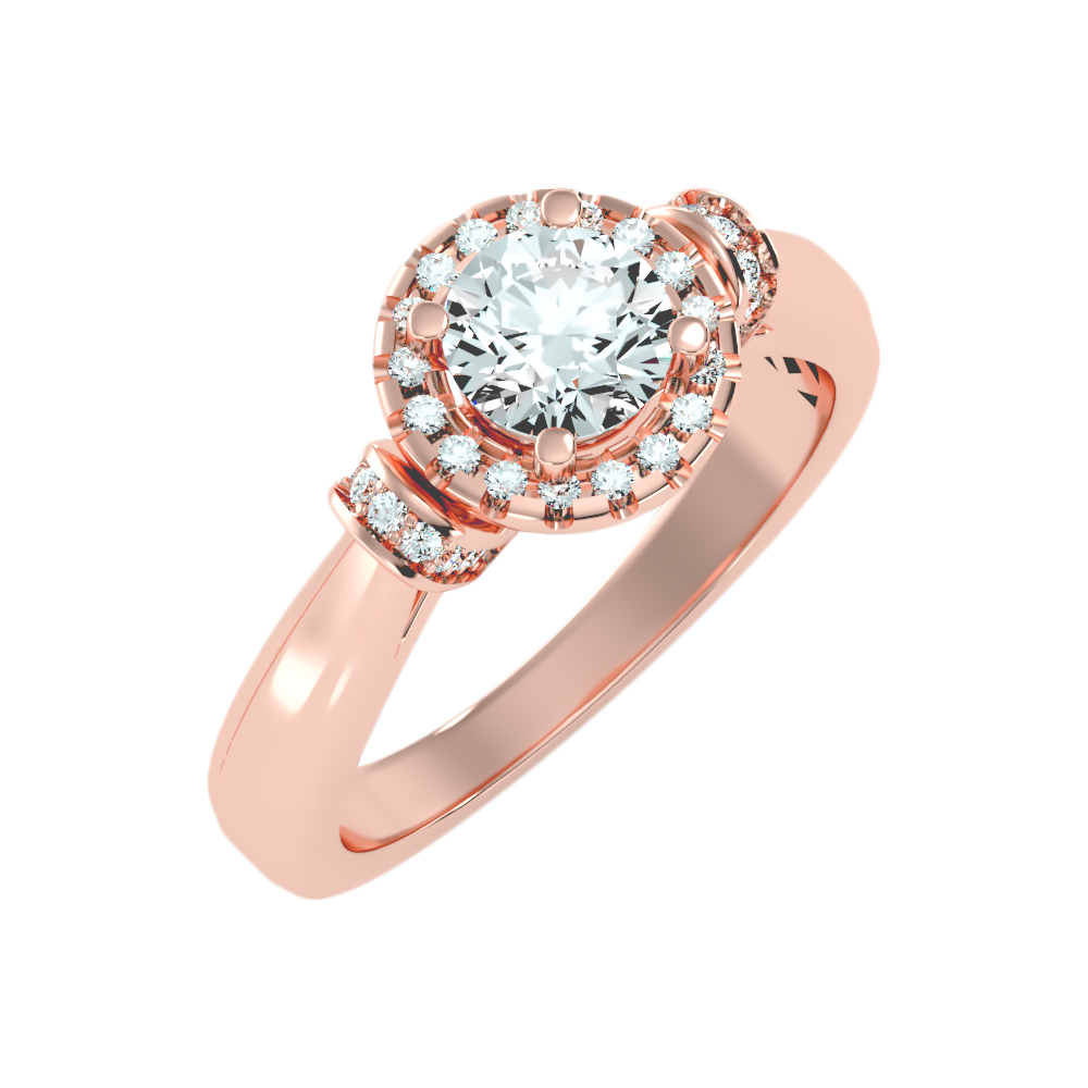 Shelly Halo Ring - Five