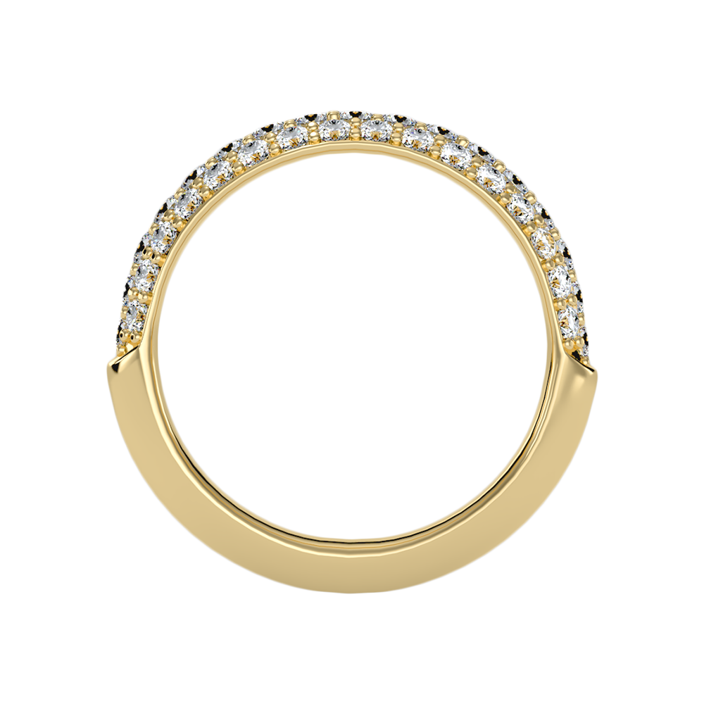 Shien Half Eternity Band In 925 Sterling Silver - Thirteen