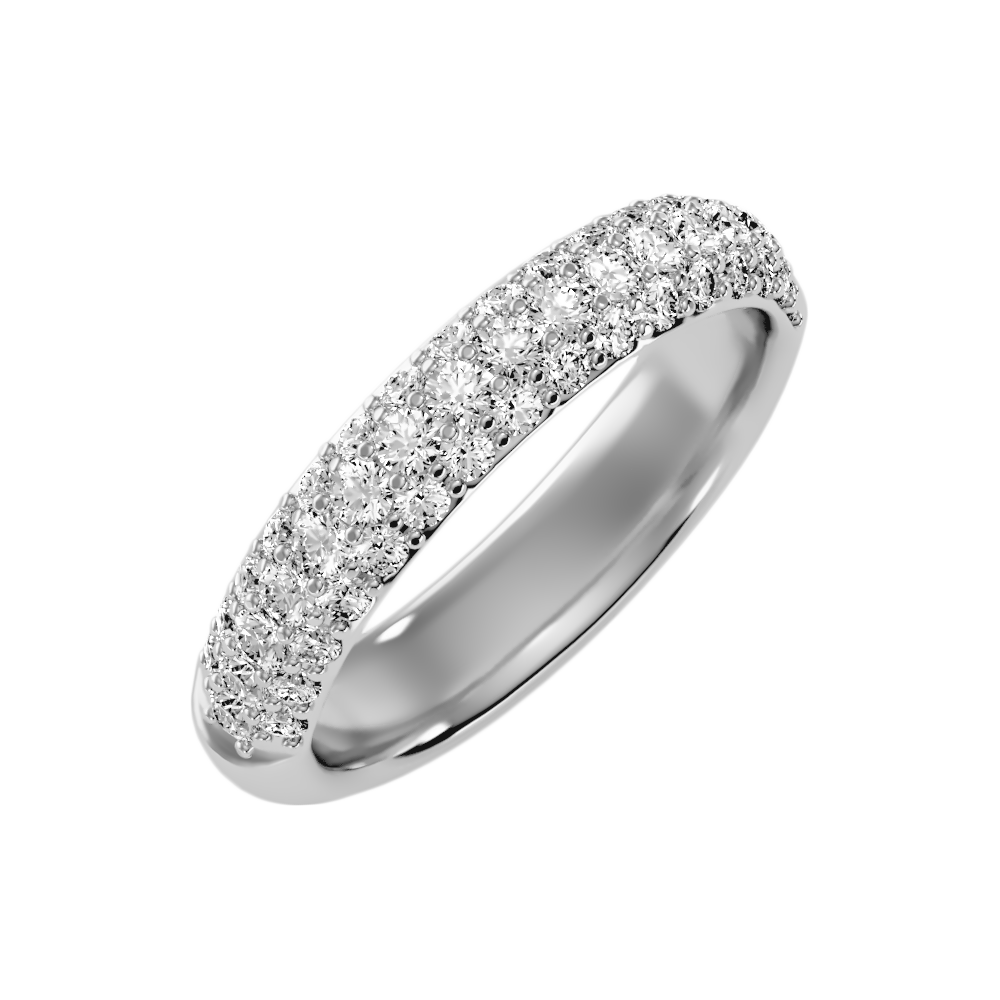 Shien Half Eternity Band - Two