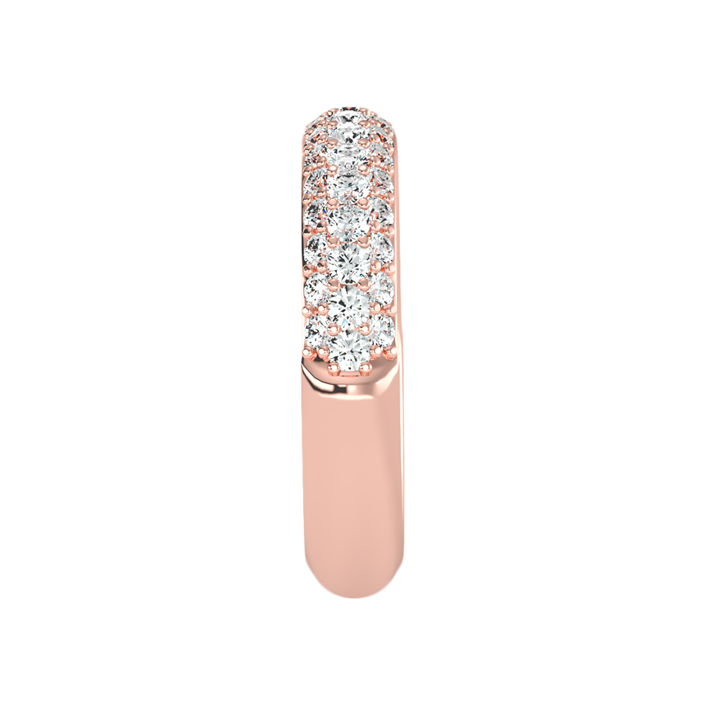 Shien Half Eternity Band In 925 Sterling Silver - Eight