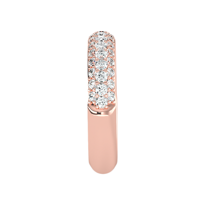 Shien Half Eternity Band In 925 Sterling Silver - Eight