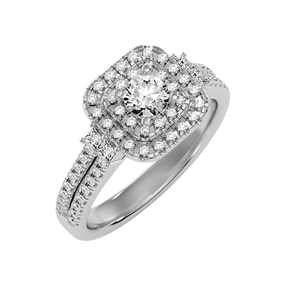 Shine On Halo Ring - One
