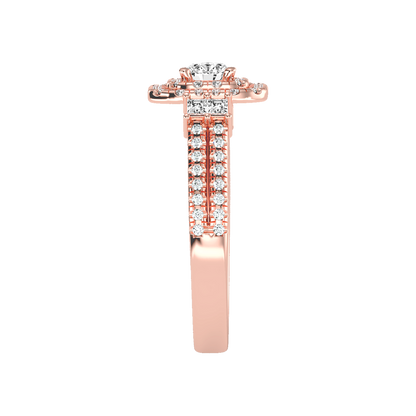 Shine On Halo Ring In 925 Sterling Silver - Eight