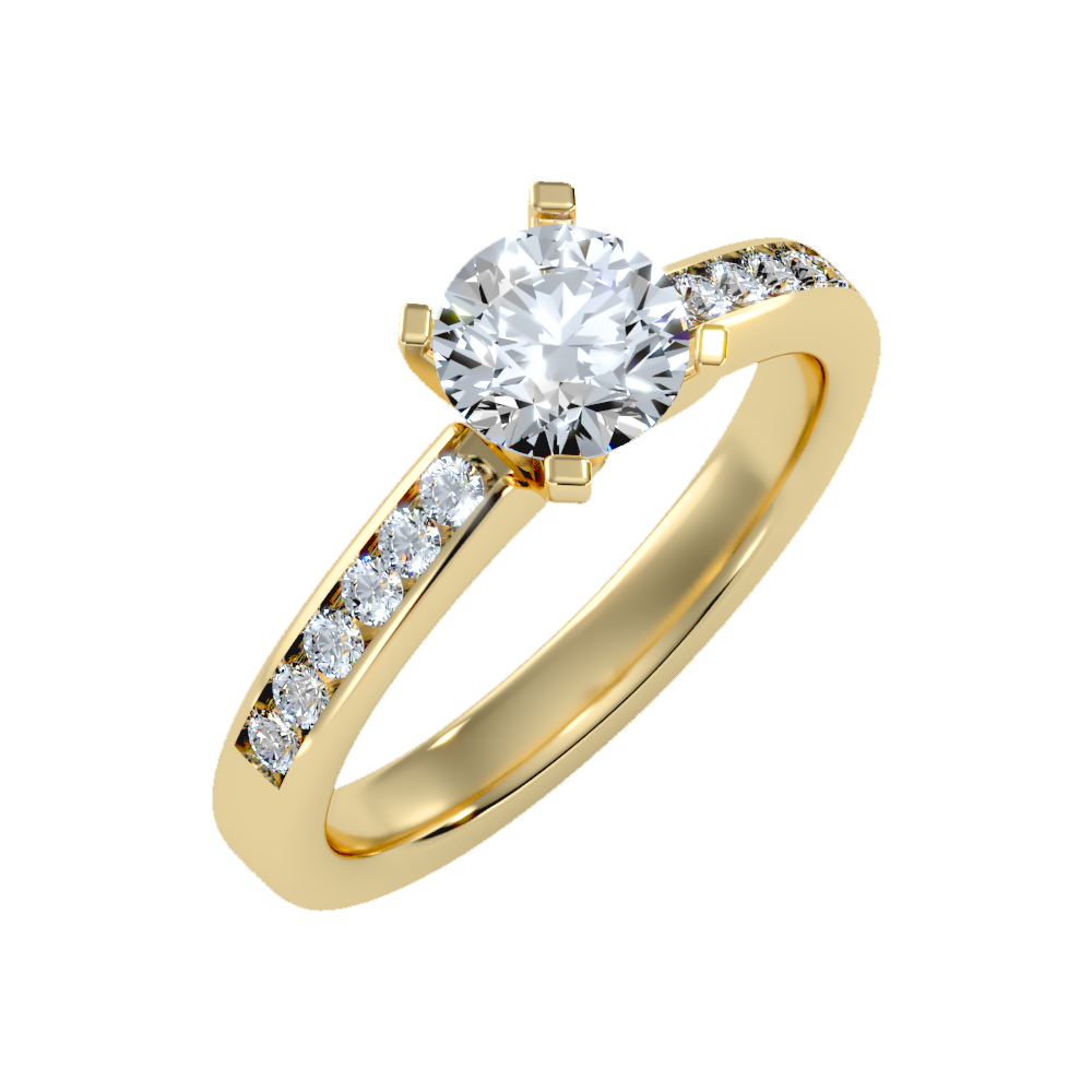 Shine Solitaire Ring - Ten