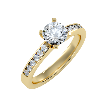 Shine Solitaire Ring - Ten