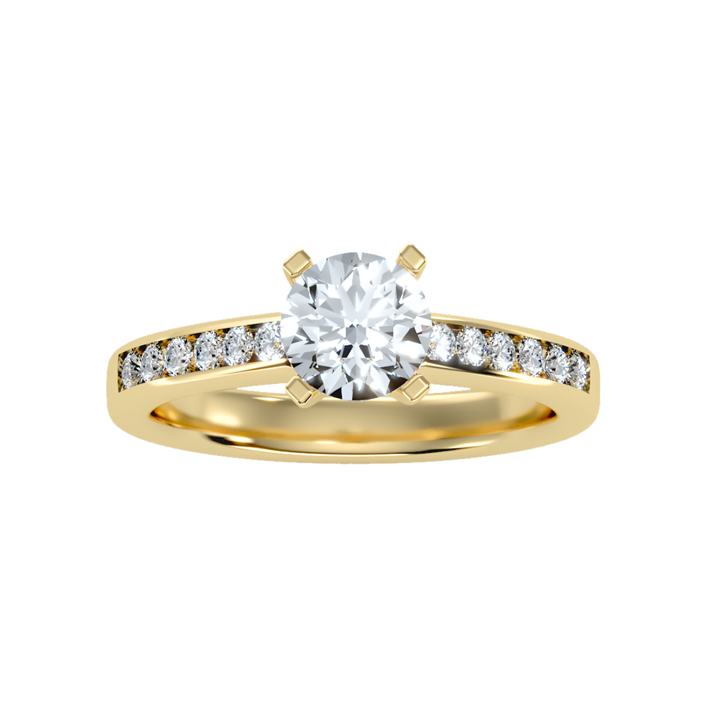 Shine Solitaire Ring In 925 Sterling Silver - Eleven
