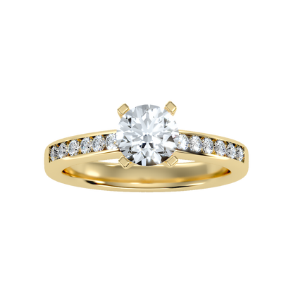 Shine Solitaire Ring In 925 Sterling Silver - Eleven