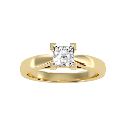 Shiny Solitaire Ring - Ten