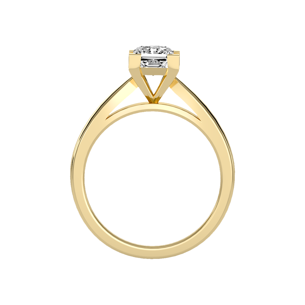 Shiny Solitaire Ring In 925 Sterling Silver - Twelve