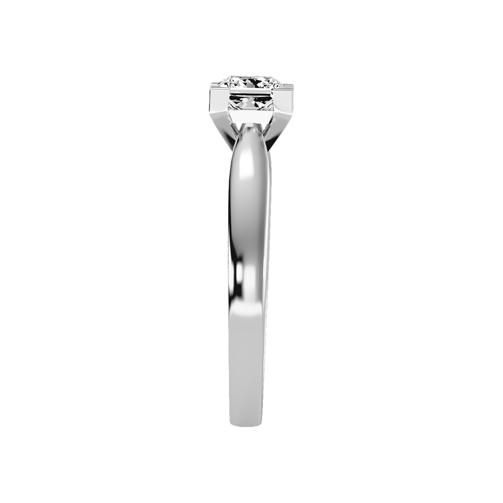 Shiny Solitaire Ring - Four